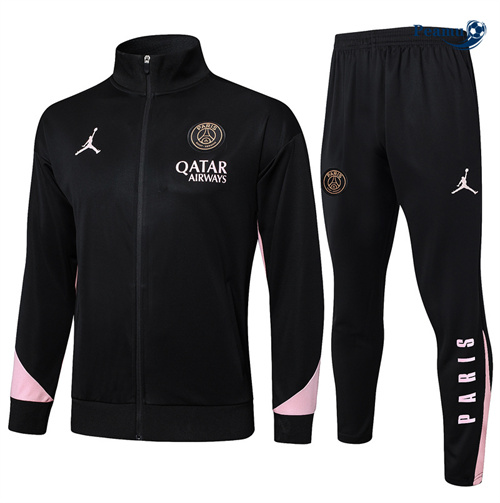 Novos Casaco de Fato de Treino Paris Saint Germain preto 2025-2026