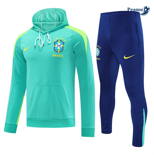 Oferta Sweat de Fato de Treino Brasil verde 2025-2026