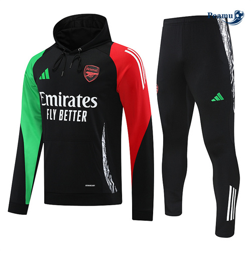 Novos Sweat de Fato de Treino Arsenal preto 2025-2026