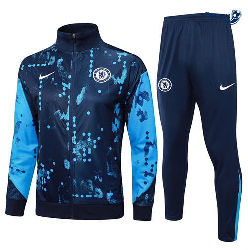 Novos Casaco de Fato de Treino Chelsea azul real 2025-2026