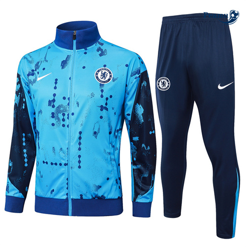 Criar Casaco de Fato de Treino Chelsea azul 2025-2026