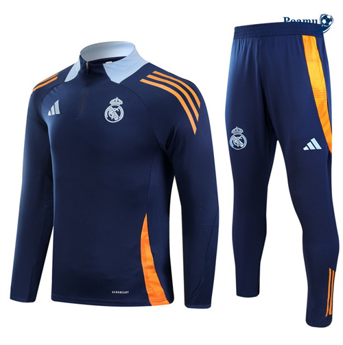 Novo Fato de Treino Real Madrid Crianças Azul marino 2025-2026