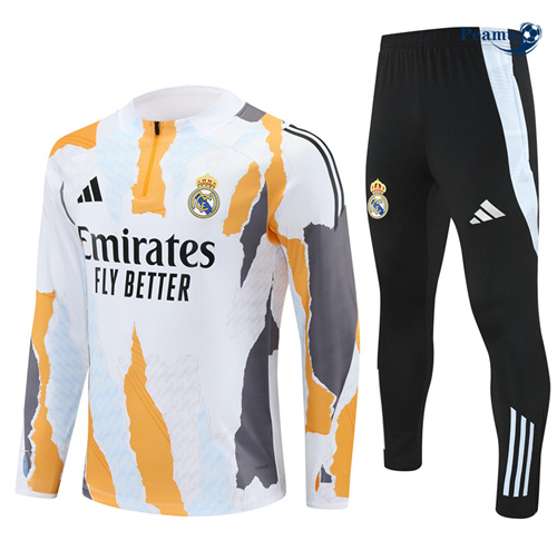 Vender Fato de Treino Real Madrid Crianças Blanco 2025-2026