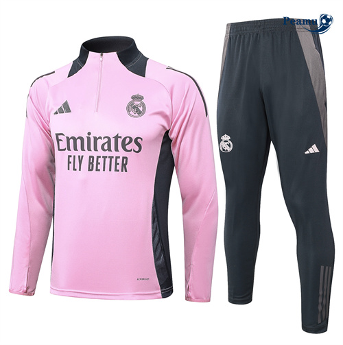 Novos Fato de Treino Real Madrid Crianças rosa 2025-2026