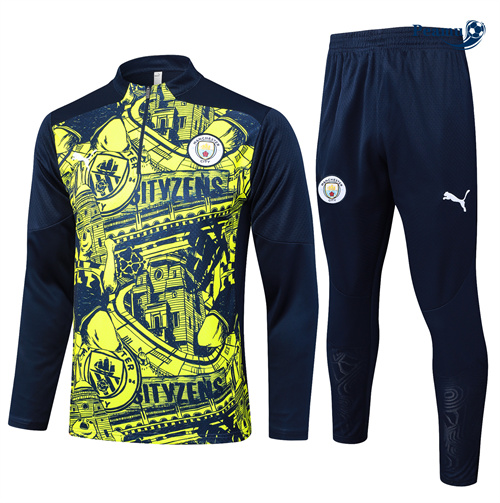 Novos Fato de Treino Manchester City Crianças amarillo 2025-2026