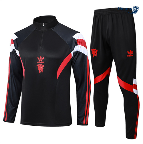 Oferta Fato de Treino Manchester United Crianças preto 2025-2026
