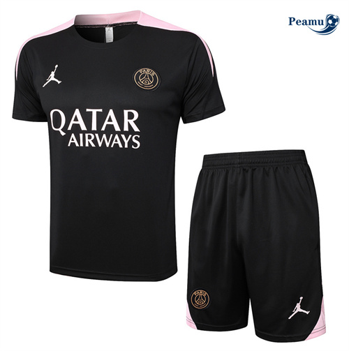 Vender Camisola Futebol Paris Saint Germain + Calções preto 2025-2026