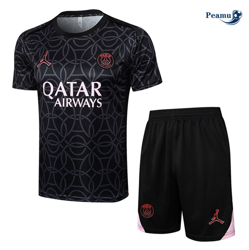 Oferta Camisola Futebol Paris Saint Germain + Calções preto 2025-2026