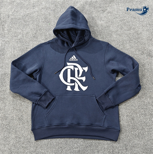 Loja Jaqueta Futebol Sueter de Treinamento Flamengo azul real 2025-2026