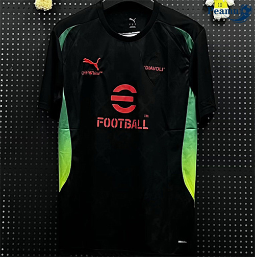 Novo Camisola Futebol AC Milan Equipamento Training 2025-2026