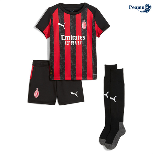 Vender Camisola Futebol AC Milan Crianças Principal Equipamento 2025-2026