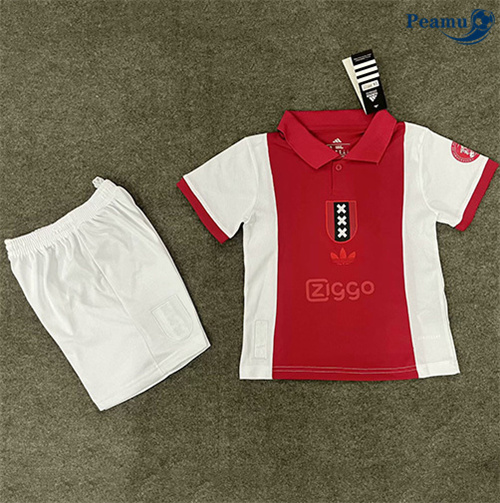 Loja Camisola Futebol Ajax Amsterdam Crianças Equipamento 120 Aniversario 2025-2026