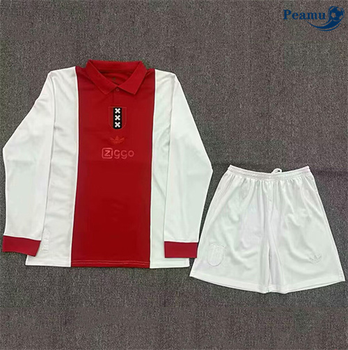 Oferta Camisola Futebol Ajax Amsterdam Crianças Equipamento 120 Aniversario Manga longa 2025-2026