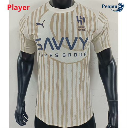 Novo Camisola Futebol Al hilal Player Alternativa Equipamento 2025-2026