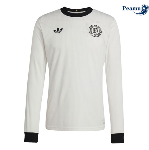 Novo Camisola Futebol Alemania Equipamento 120 Aniversario Manga longa Branco 2025-2026