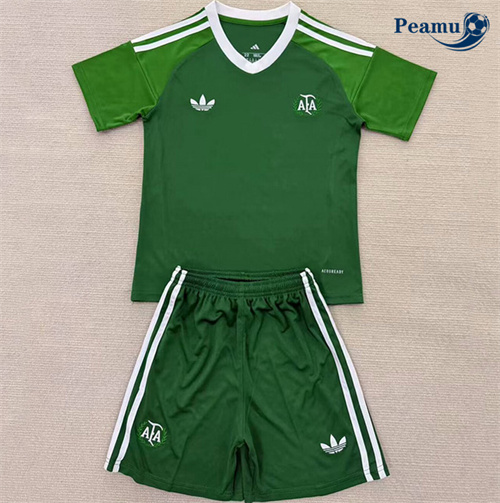 Oferta Camisola Futebol Argentina Crianças Equipamento Goleiro Verde 2025-2026