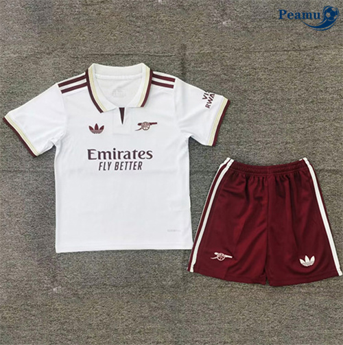 Novos Camisola Futebol Arsenal Crianças Terceiro Equipamento 2025-2026