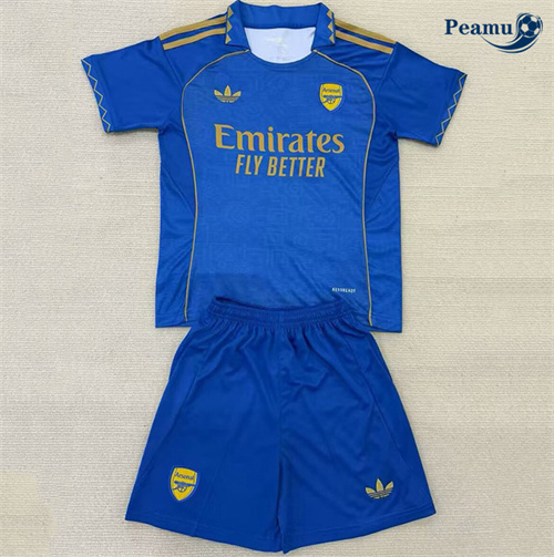 Loja Camisola Futebol Arsenal Crianças Equipamento Azul 2025-2026