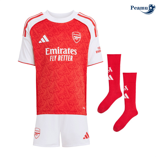 Novo Camisola Futebol Arsenal Crianças Principal Equipamento 2025-2026