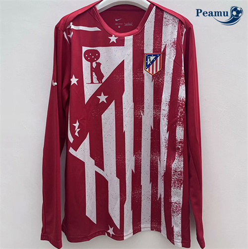 Comprar Camisola Futebol Atletico Madrid Equipamento Manga longa Vermelho 2025-2026