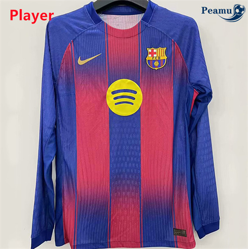 Vender Camisola Futebol Barcelona Player Equipamento Manga longa Vermelho 2025-2026