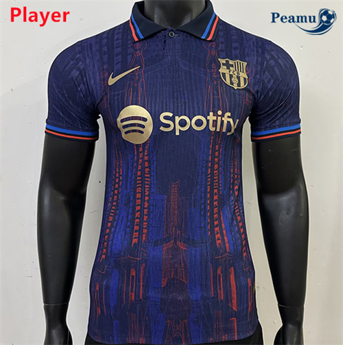 Criar Camisola Futebol Barcelona Player Equipamento Especial 2 Azul 2025-2026