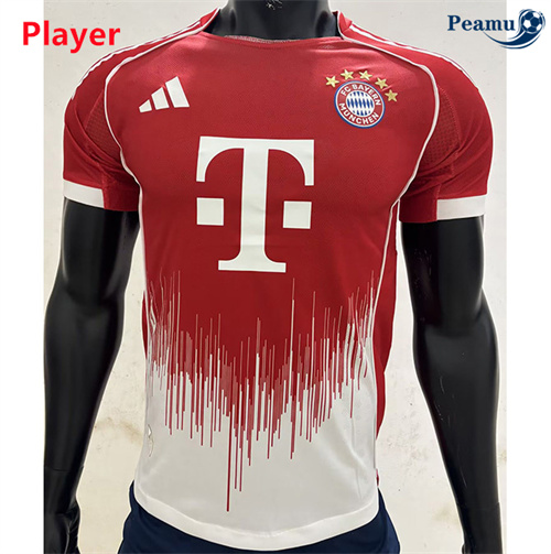 Criar Camisola Futebol Bayern de Munique Player Principal Equipamento 2025-2026