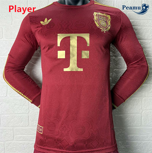 Oferta Camisola Futebol Bayern de Munique Player Equipamento 125 aniversario Manga longa 2025-2026