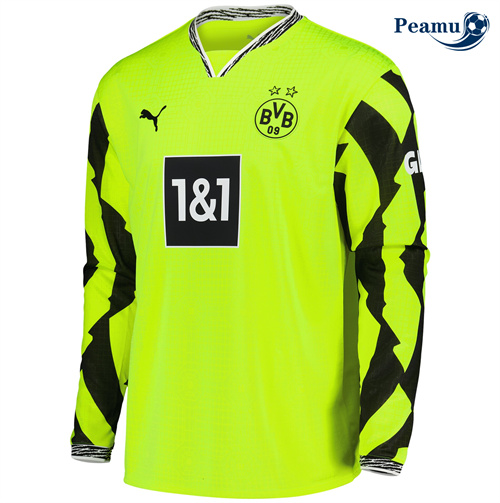 Criar Camisola Futebol Borussia Dortmund Equipamento Aniversario Manga longa 2025-2026