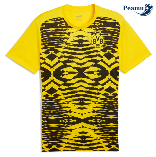 Loja Camisola Futebol Borussia Dortmund Equipamento pré-jogo Amarillo 2025-2026