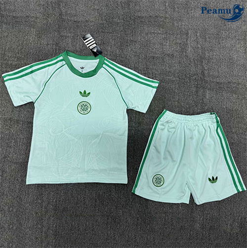 Novos Camisola Futebol Celtic Crianças Equipamento Verde 2025-2026