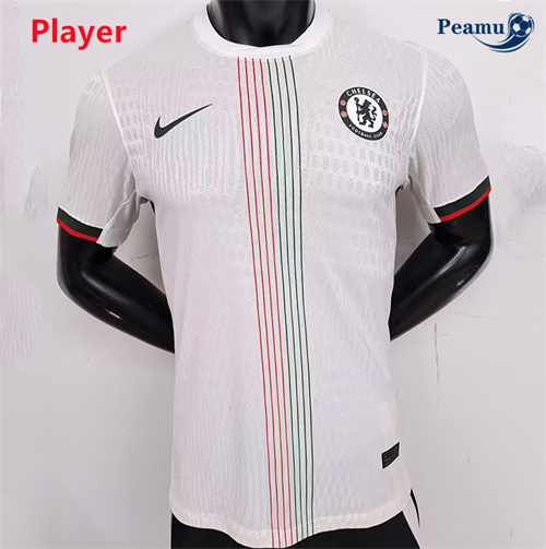 Novo Camisola Futebol Chelsea Player Equipamento Branco 2025-2026