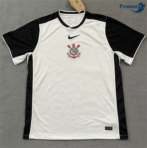 Novo Camisola Futebol Corinthians Principal Equipamento 2025-2026