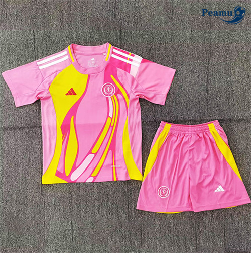 Novo Camisola Futebol Escocia Crianças Alternativa Equipamento 2025-2026