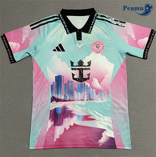 Criar Camisola Futebol Inter Miami Equipamento Especial Rosa/Azul 2025-2026