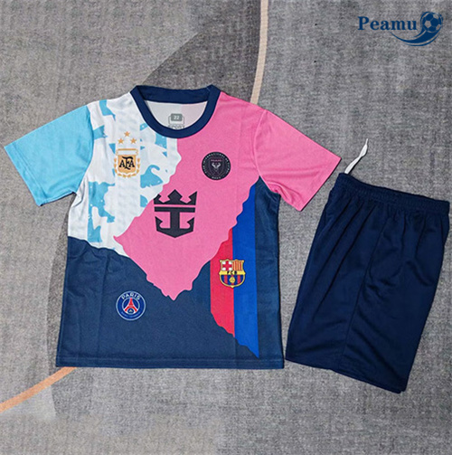 Novos Camisola Futebol Inter Miami Crianças Equipamento Messi Memorial Edition 2025-2026