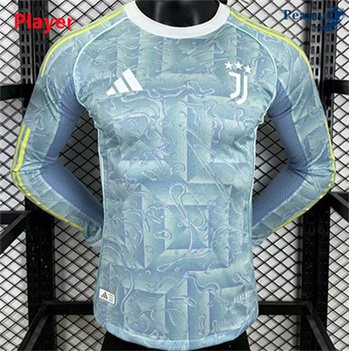 Novos Camisola Futebol Juventus Player Alternativa Equipamento Manga longa 2025-2026
