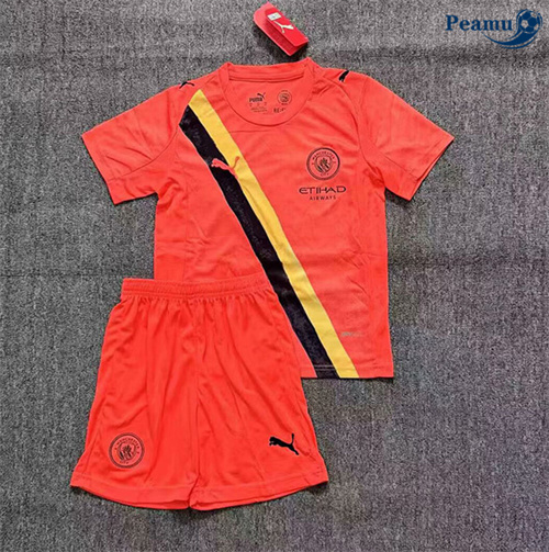 Loja Camisola Futebol Manchester City Crianças Terceiro Equipamento 2025-2026