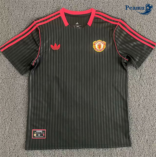 Criar Camisola Futebol Manchester United Equipamento Training preto 2025-2026