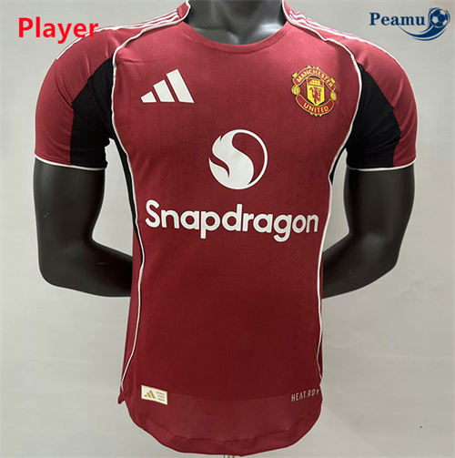 Oferta Camisola Futebol Manchester United Player Principal Equipamento 2025-2026
