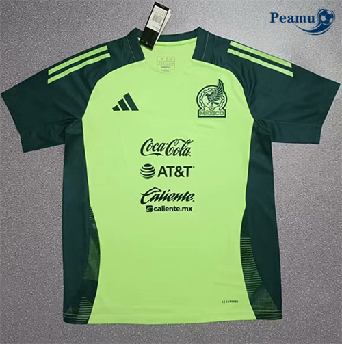 Loja Camisola Futebol Mexico Equipamento Training light Verde 2025-2026