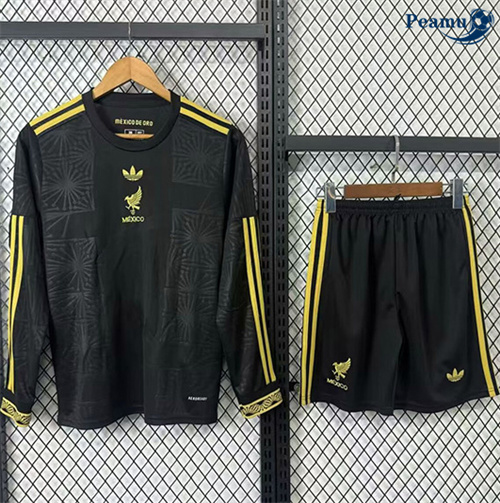 Oferta Camisola Futebol Mexico Crianças Equipamento Taça de Ouro Manga longa 2025-2026