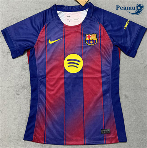 Novo Camisola Futebol Barcelona Mulher Principal Equipamento 2025-2026