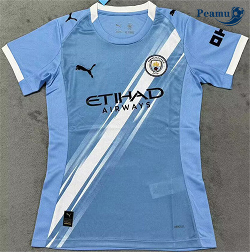 Loja Camisola Futebol Manchester City Mulher Principal Equipamento 2025-2026
