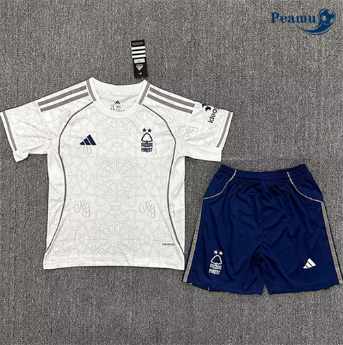 Loja Camisola Futebol Nottingham Forest Crianças Alternativa Equipamento 2025-2026