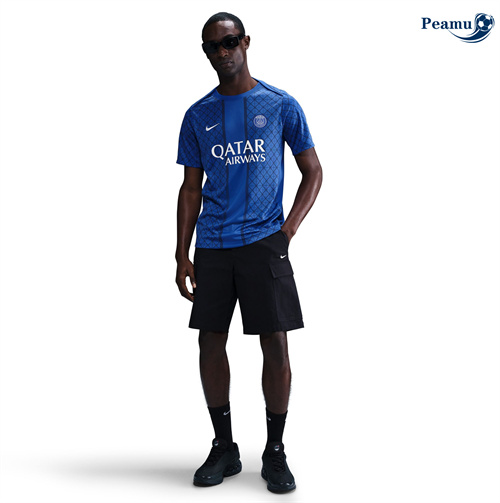 Criar Camisola Futebol PSG Equipamento Training Azul 2025-2026