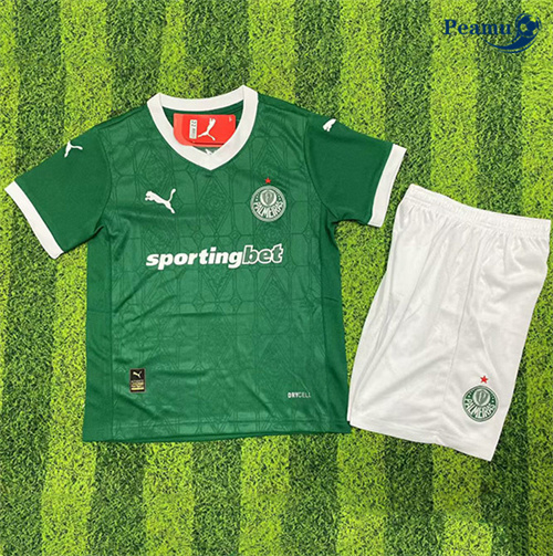 Novos Camisola Futebol Palmeiras Crianças Principal Equipamento 2025-2026