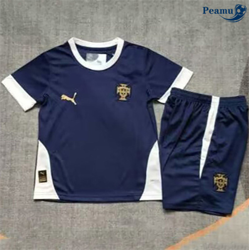 Oferta Camisola Futebol Portugal Crianças Equipamento Training Azul 2025-2026