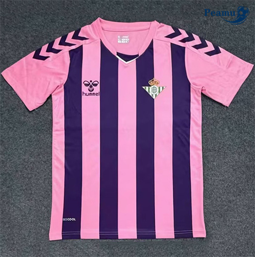 Criar Camisola Futebol Real Betis Equipamento pink 2025-2026
