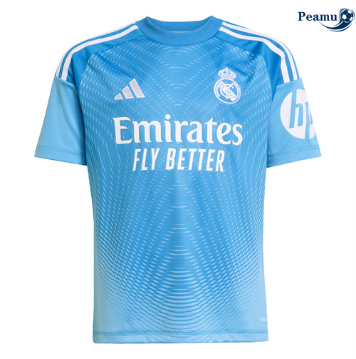 Novo Camisola Futebol Real Madrid Equipamento Azul 2025-2026